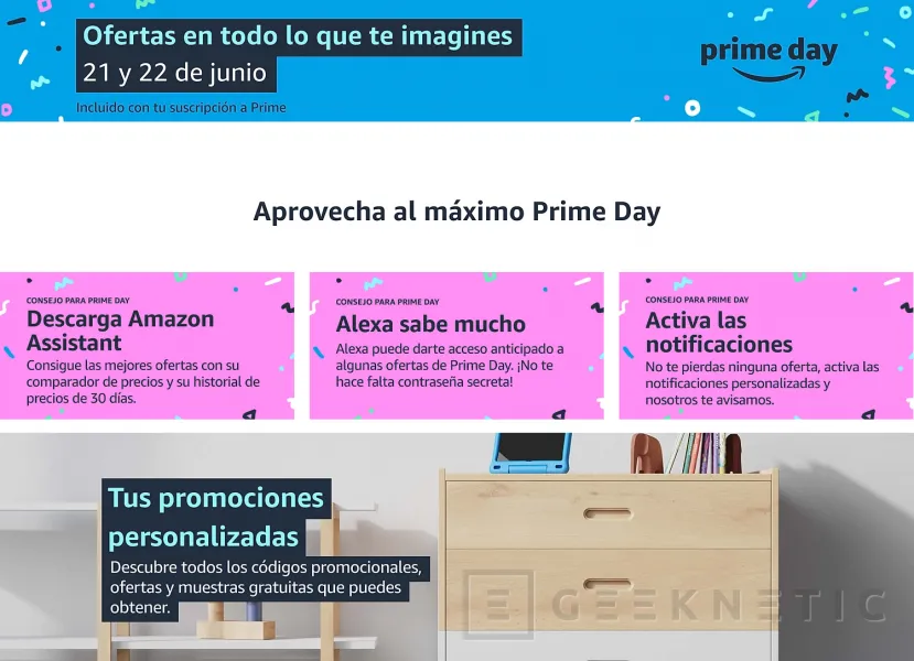 Geeknetic Los Amazon Prime Days se celebrarán el 21 y 22 de junio con miles de ofertas para sus suscriptores 1