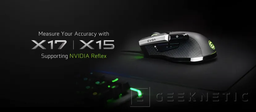 Geeknetic Los ratones EVGA X15 y X17 ahora son compatibles con NVIDIA Reflex Latency Analycer 1