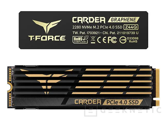 Geeknetic TEAMGROUP presenta la unidad SSD T-FORCE CARDEA Z44Q con velocidades de 5.000/4.000 MB/s y disipador de grafeno 3