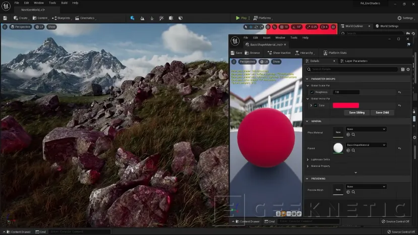 Geeknetic Así luce el nuevo Unreal Engine 5 con los kits de herramientas de Brushify para la creación de escenarios dinámicos en videojuegos 2