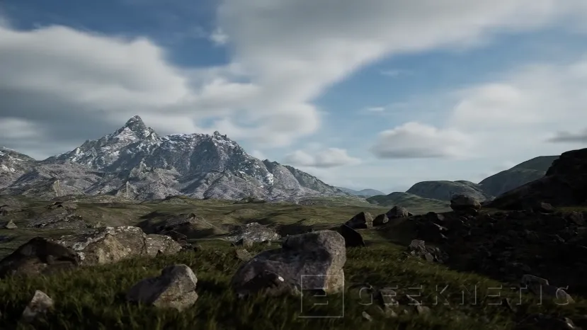 Geeknetic Así luce el nuevo Unreal Engine 5 con los kits de herramientas de Brushify para la creación de escenarios dinámicos en videojuegos 1