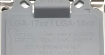 Geeknetic Fotografiada una tapa protectora del socket donde especifica que será compatible con LGA 17XX y LGA 18XX 1