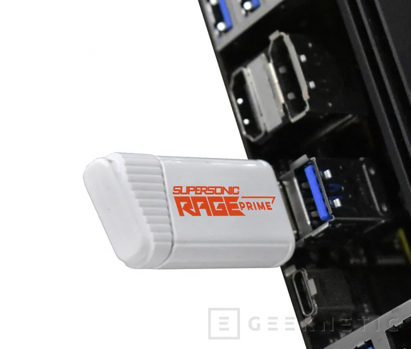 Geeknetic El pendrive Patriot Supersonic Rage Prime USB 3.2 Gen. 2 alcanza  los 600 MB/s 2