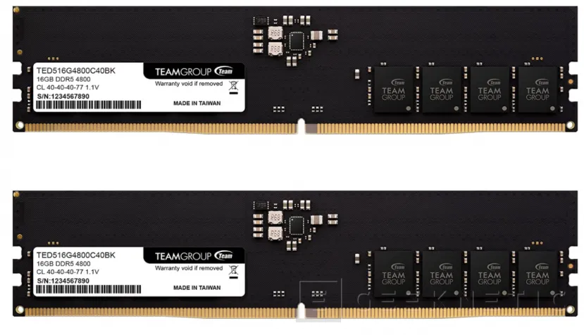 Geeknetic Ya a la venta los primeros módulos de RAM DDR5 de la mano de TeamGroup 3