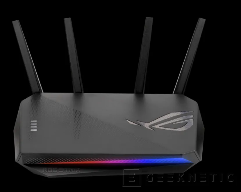 Geeknetic WiFi 6 de hasta 5.400 Mbps e iluminación RGB en el nuevo router ASUS ROG Strix GS-AX5400 2