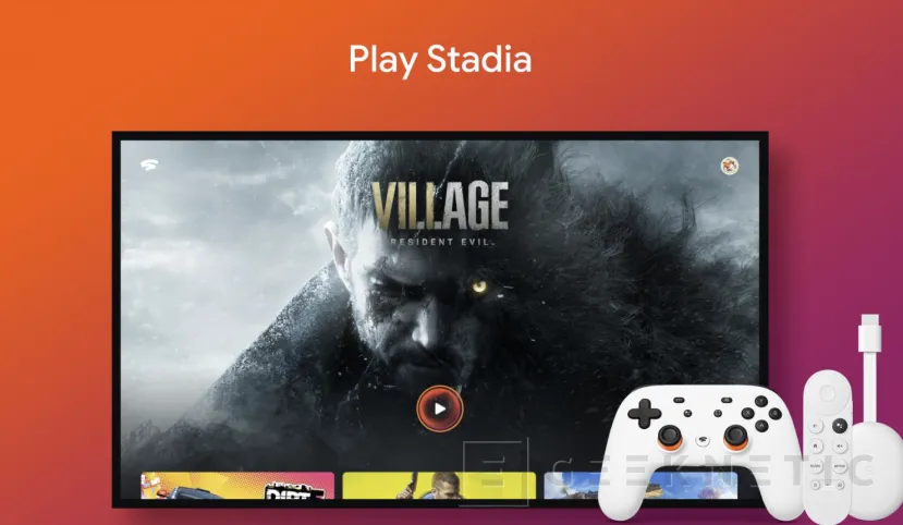 Geeknetic El servicio de juegos en streaming Google Stadia llegará a televisores con Android TV 1