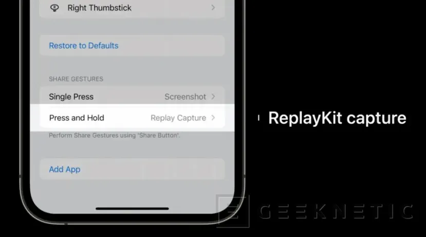 Geeknetic iOS 15 permitirá a los mandos de juego capturar los últimos 15 segundos de partida 1