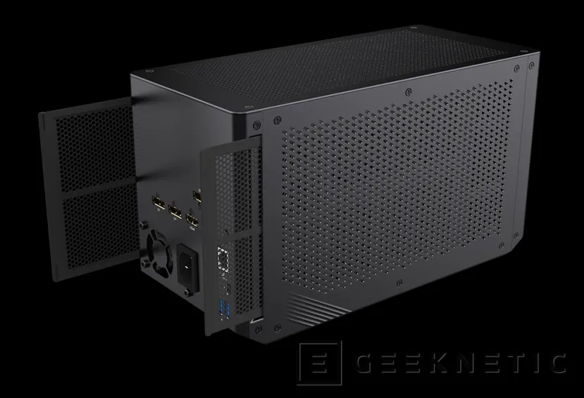 Geeknetic Aorus RTX 3080 Ti Gaming Box es la nueva eGPU con una NVIDIA RTX 3080 Ti refrigerada por líquido en su interior. 2