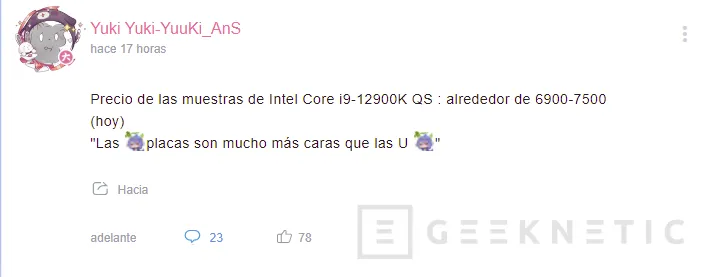 Geeknetic Vistos a la venta algunos procesadores Intel Alder Lake i9 12900K QS por 980 euros 1