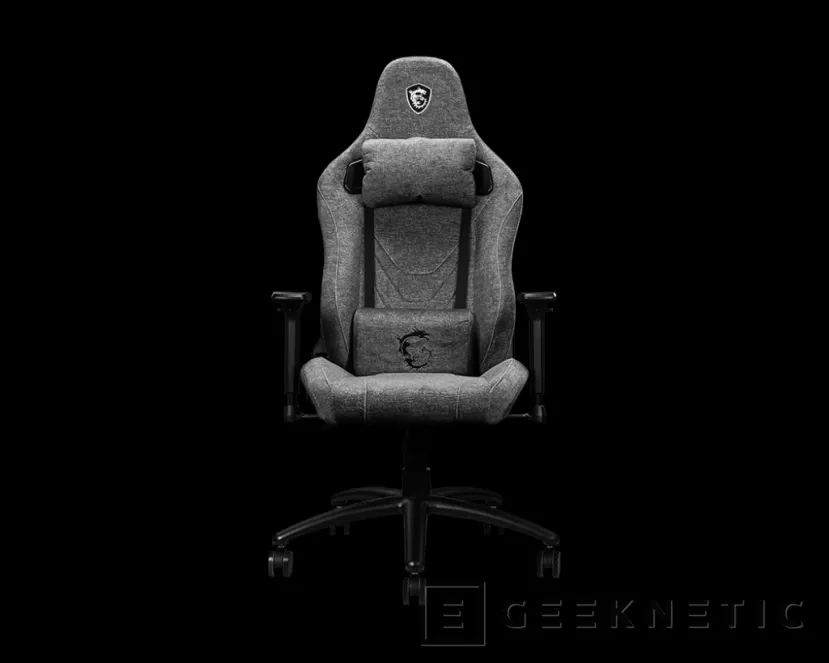 Geeknetic Nuevas sillas MSI MAG CH 130 Series con tejido resistente al agua y a los arañazos 2