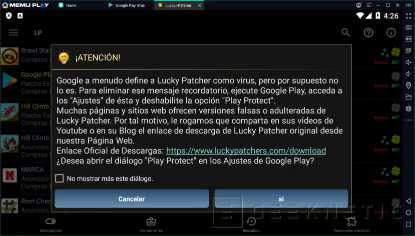 Las 4 mejores alternativas a Lucky Patcher en Android