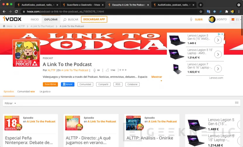 Geeknetic iVoox: Cómo publicar tu propio podcast gratis 1
