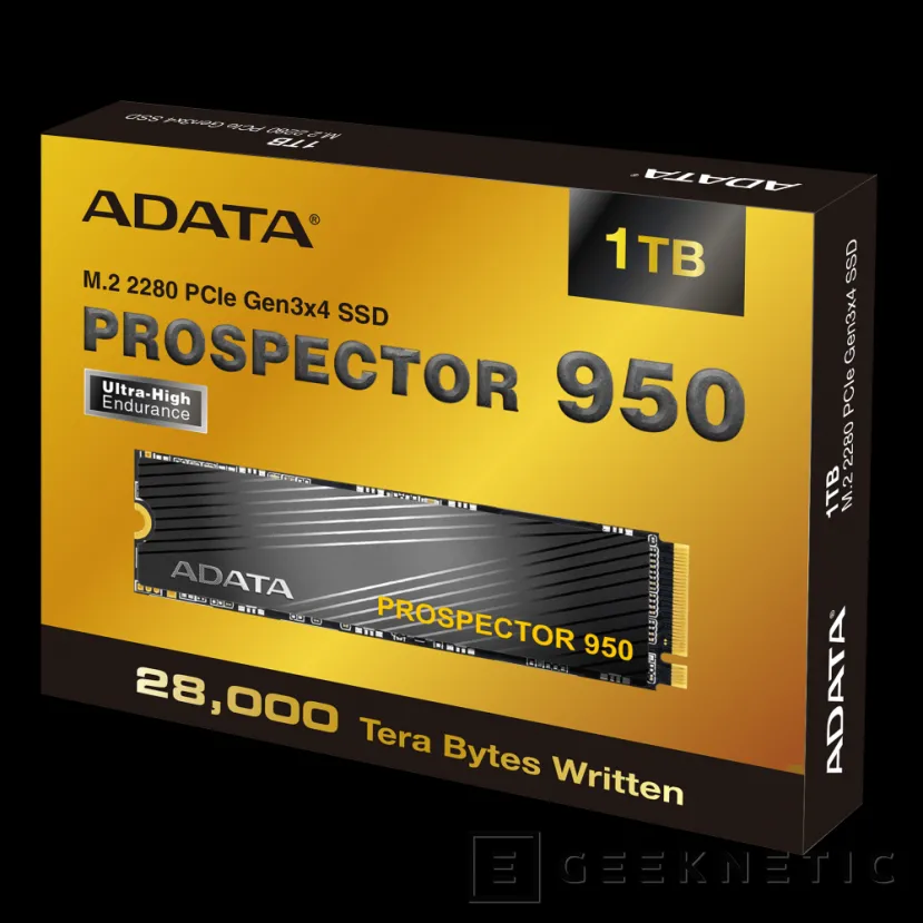 Geeknetic ADATA lanza dos nuevas unidades SSD PCIe Gen3 y Gen4 para el minado de Chia con hasta 56.000 TBW de durabilidad 3