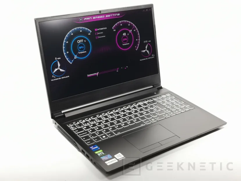 Geeknetic PCSpecialist ELIMINA R Review con Core i7-11800H y RTX 3060 58