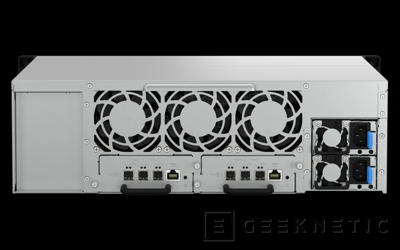 Geeknetic Nueva unidad QNAP TL-R1620Sdc para expandir el almacenamiento con 16 bahías SAS y hasta 48 Gbps de ancho de banda 1