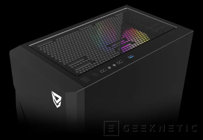 Geeknetic Nfortec presenta la torre para gaming Zetus con iluminación ARGB y capacidad de hasta 6 ventiladores de 120 mm 4