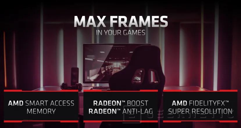 Geeknetic AMD anuncia la Radeon 6600 XT, con 8GB de Memoria y 2,3GHz en GPU 6