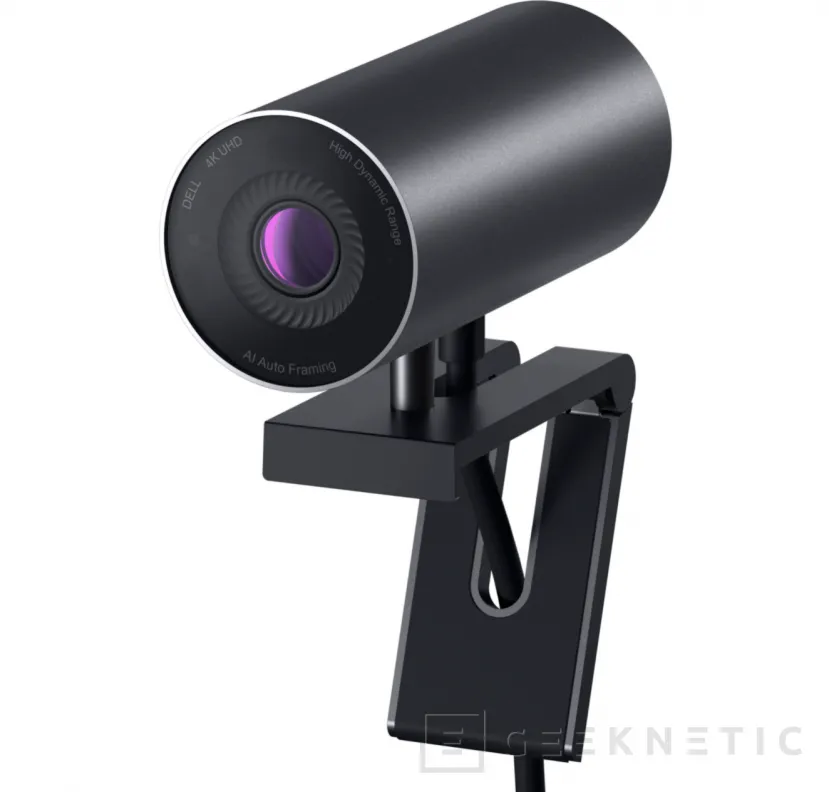 Geeknetic Nueva webcam Dell UltraSharp con resolución 4K, HDR y seguimiento mediante IA 1