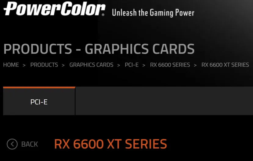 Geeknetic Se filtran las AMD Radeon RX 6600 XT y RX 6600 en la web de PowerColor 1