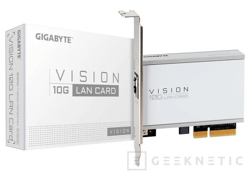 Geeknetic Gigabyte lanza su tarjeta de red 10GbE bajo la gama Vision 1