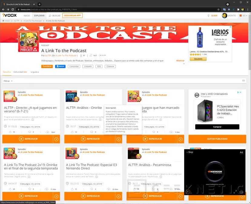 Geeknetic iVoox: Cómo escuchar Podcast gratis 9