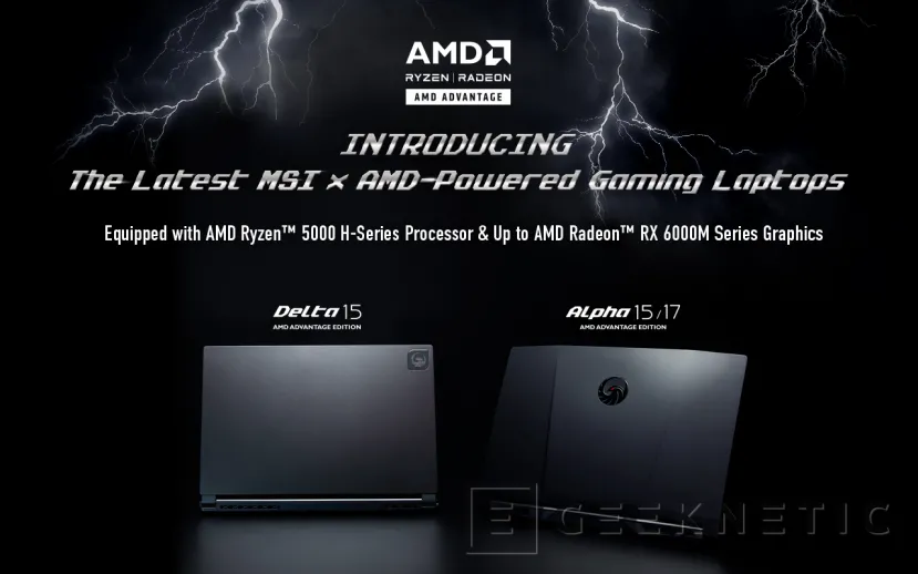 Geeknetic MSI renueva los portátiles Alpha 15 y 17 y lanza Delta 15 con AMD Advantage en 19 mm y 1,9 kg 1