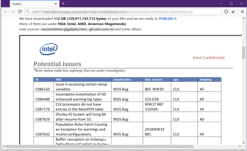 Geeknetic Hackean a Gigabyte y les roban más de 100 GB de datos confidenciales de Intel y AMD 3