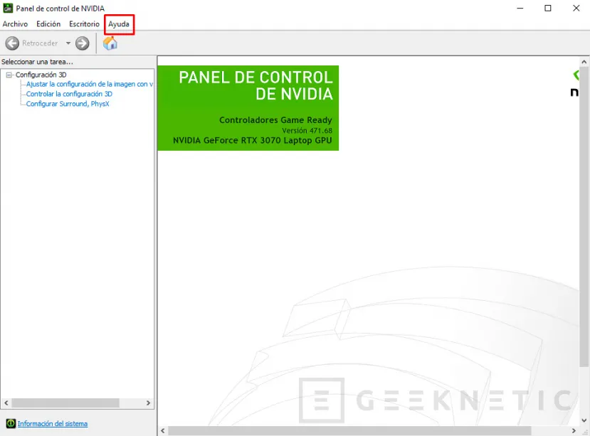 Geeknetic Cómo saber a qué TGP está configurada la NVIDIA RTX de tu portátil 5