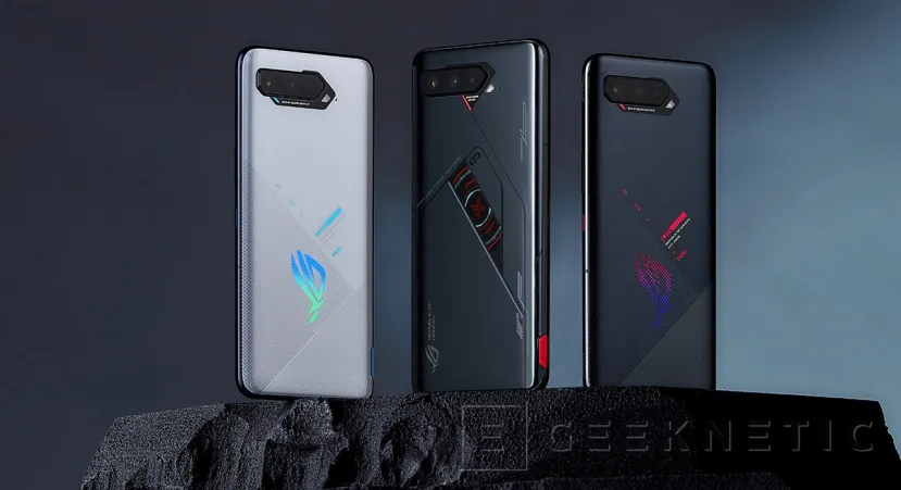 Geeknetic ASUS anuncia los ROG Phone 5s y 5s Pro con Snapdragon 888+, hasta 18 GB de RAM y 360 Hz para el panel táctil 1