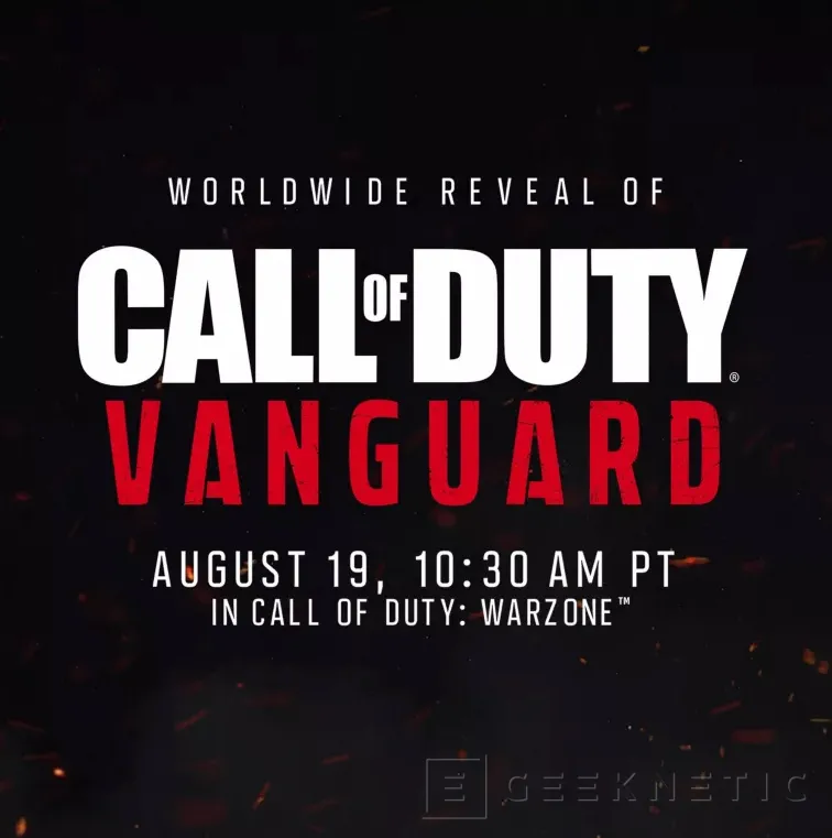 Geeknetic Una filtración revela que Call of Duty: Vanguard se lanzará el día 19 de agosto 1