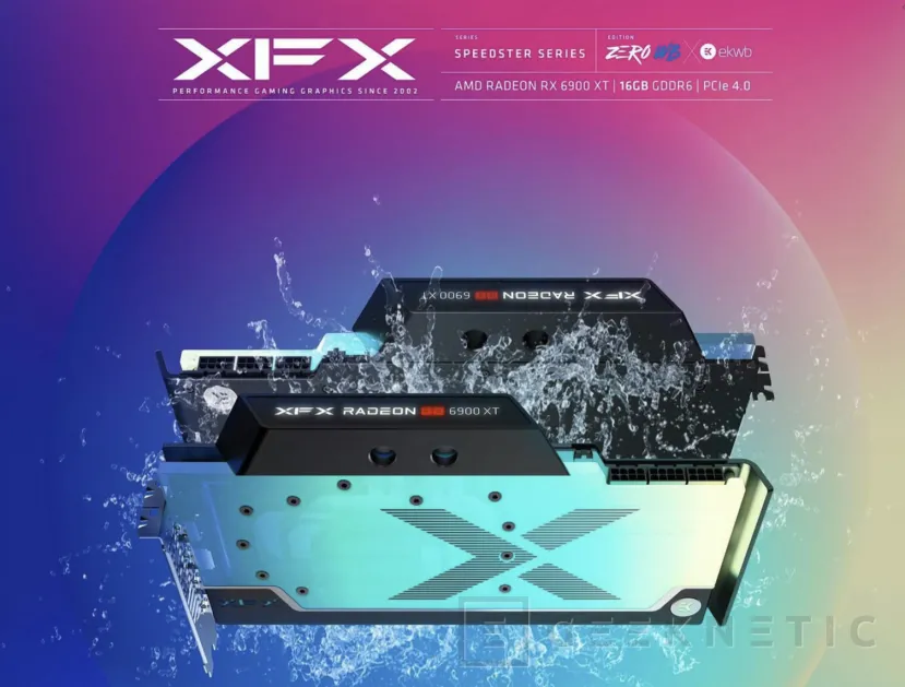 Geeknetic XFX prepara su Radeon RX 6900XT Speedster Zero WB con bloque de refrigeración líquida 1