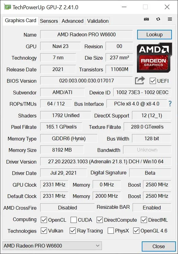 Geeknetic La AMD Radeon RX 6600 obtiene un resultado similar a la NVIDIA RTX 3060 en resoluciones 1080p 1