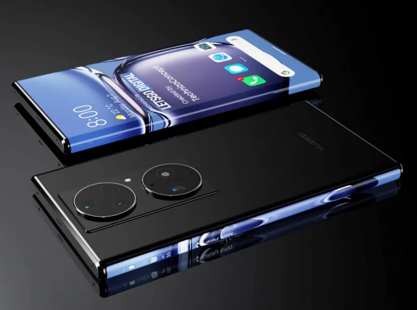 Geeknetic Huawei patenta un teléfono con pantalla super curva ARC Display que cubre al completo ambos laterales del teléfono 3