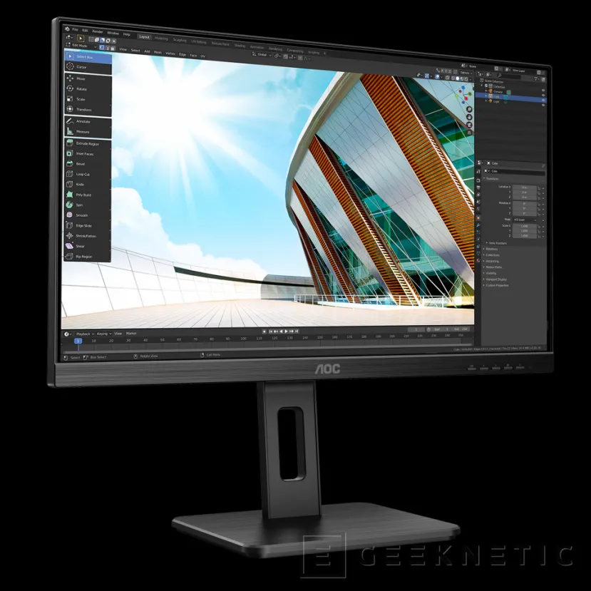 Geeknetic AOC presenta 4 monitores para entornos empresariales con resolución 4K y conectividad USB de tipo C 1