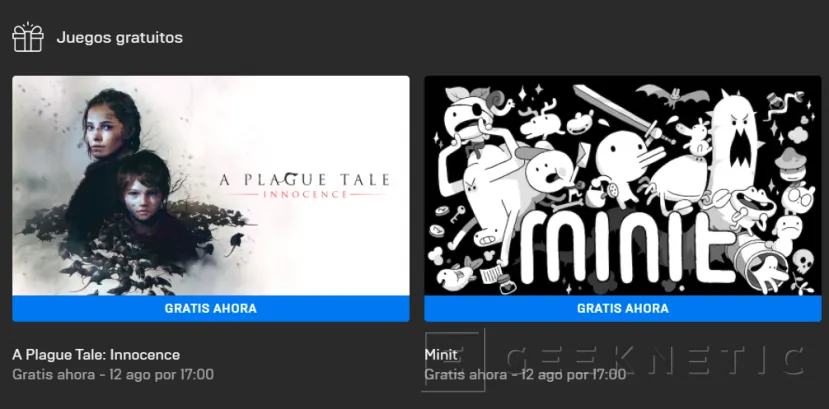 Geeknetic Consigue gratis A Plague Tale Innocence y Minit esta semana en Epic Games Store 1