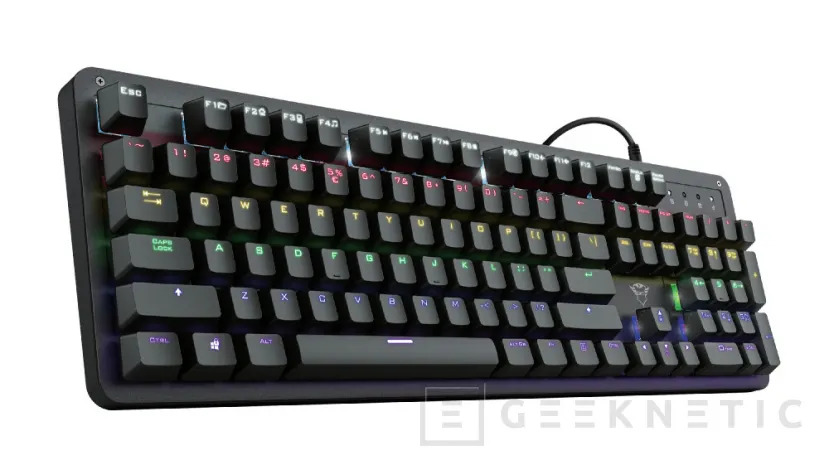 Geeknetic Llegan con precios contenidos el teclado mecánico Trust GXT 863 Mazz y el ratón Trust GXT 922 Ybar 1