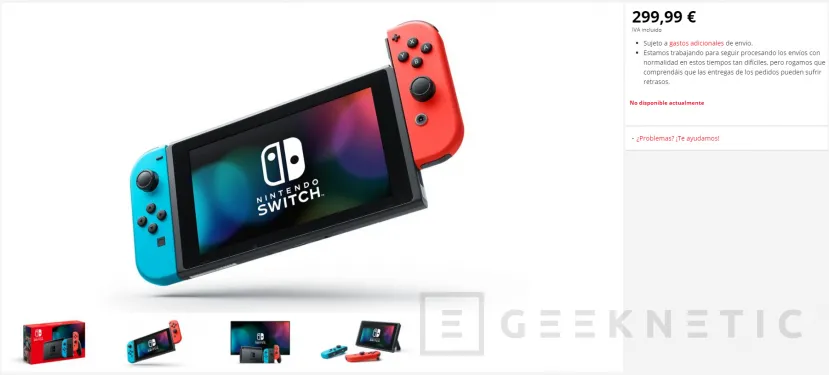 Geeknetic La Nintendo Switch rebaja su precio en España hasta los 299 euros, en Francia se puede encontrar por 270 euros 1