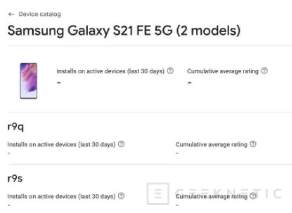 Geeknetic Google confirma la existencia del Samsung Galaxy S21 FE 1