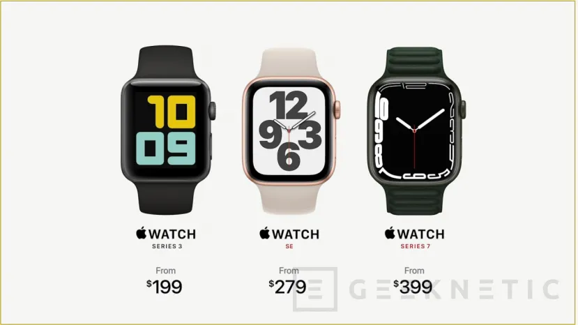 Geeknetic El Apple Watch Series 7 es el modelo con mayor pantalla y más resistente de la compañía 4