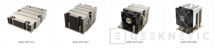 Geeknetic Vistos algunos disipadores para procesadores AMD con sockets AM5 y SP5 en la web de un fabricante chino 2