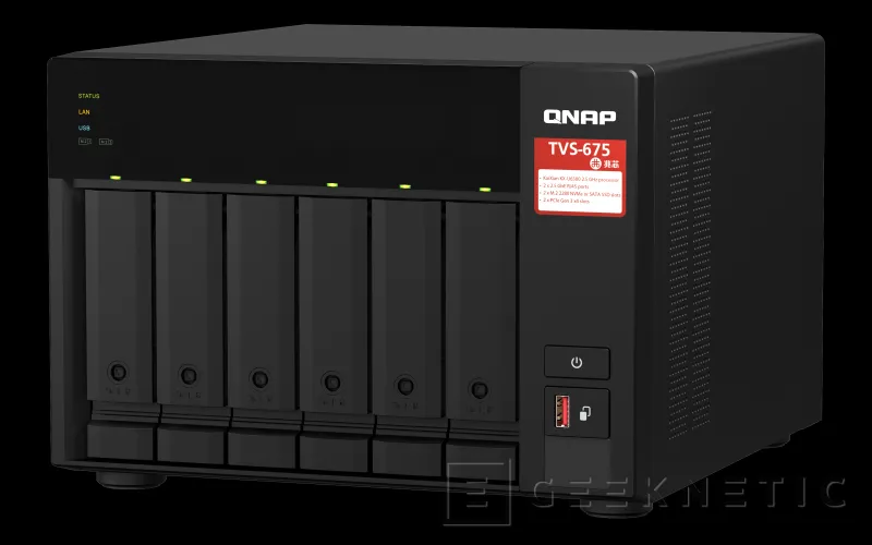 Geeknetic QNAP ha lanzado el NAS TVS-675 con procesador Zhaoxin KaiXian KX-U6580 de 8 núcleos 3