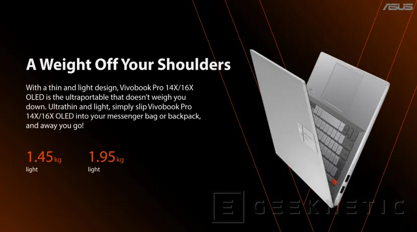 Geeknetic Los nuevos ASUS VivoBook Pro cuentan con las primeras pantallas 4K OLED HDR de 16 pulgadas del mundo 2