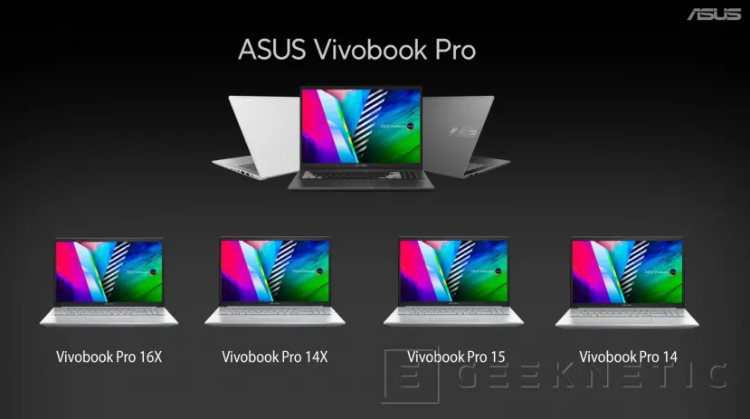 Geeknetic Los nuevos ASUS VivoBook Pro cuentan con las primeras pantallas 4K OLED HDR de 16 pulgadas del mundo 1