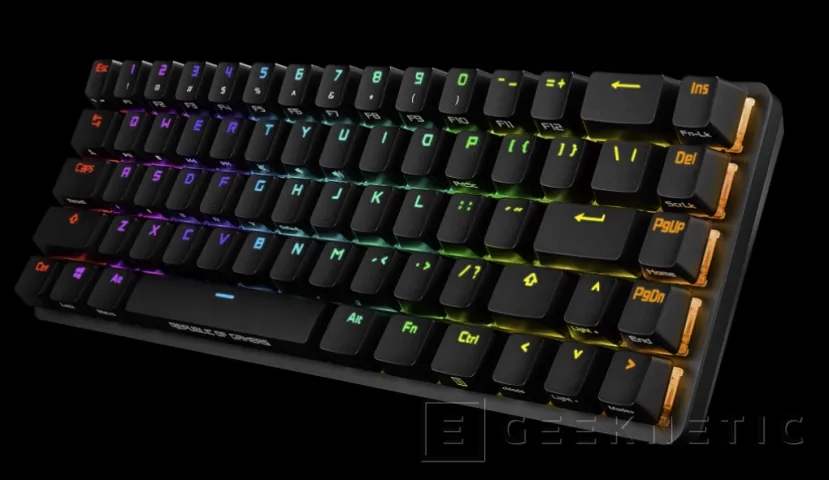 Geeknetic ASUS incluye sus propios interruptores mecánicos en el teclado inalámbrico ROG Falchion 4