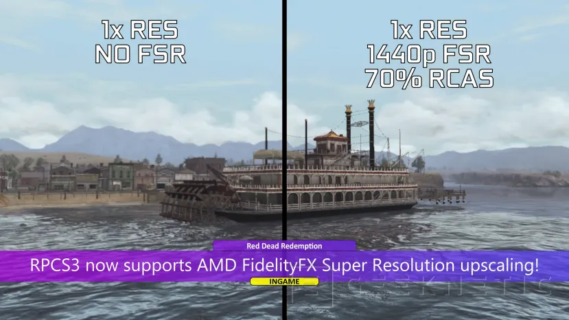 Geeknetic El emulador de PS3 RPCS3 es el primero en integrar AMD FidelityFX Super Resolution 1