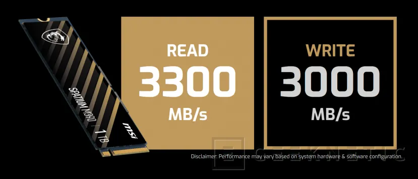 Geeknetic MSI anuncia el Spatium M390, un SSD PCIe 3.0 con hasta 3300 MB/S de lectura y 5 años de garantía 2