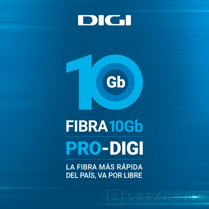 Geeknetic DIGI ofrece fibra de 10 Gbps simétricos con Router Wi-Fi 6 por 30 euros al mes 1