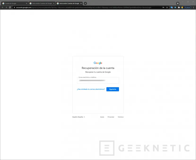 Geeknetic Cómo eliminar tu cuenta de Google 11