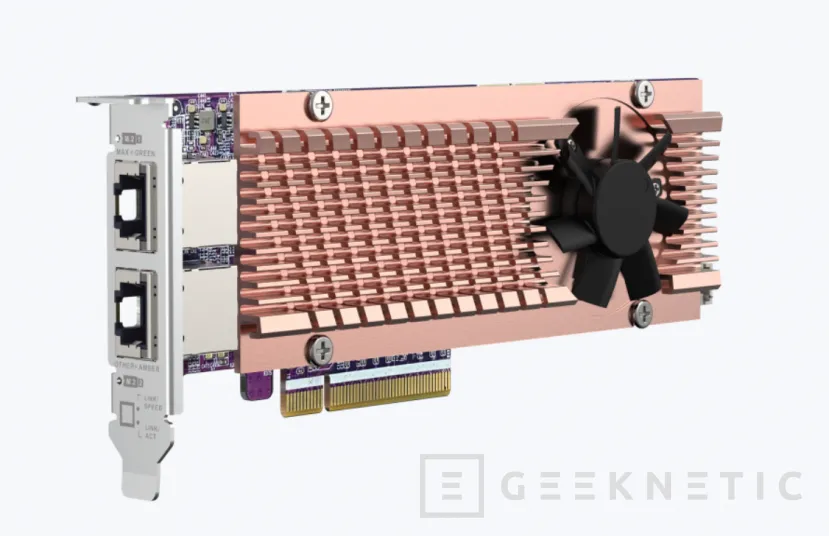 Geeknetic QNAP presenta nuevas tarjetas PCIe 3 y 4 con almacenamiento SSD y conexión 10 GbE para sus NAS y PCs 1