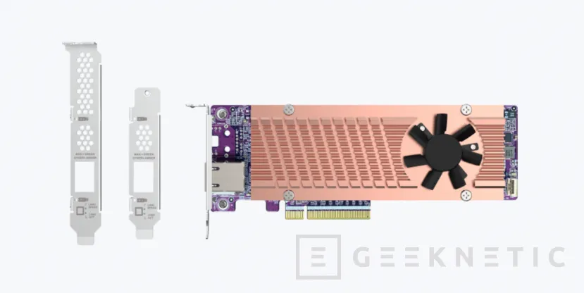 Geeknetic QNAP presenta nuevas tarjetas PCIe 3 y 4 con almacenamiento SSD y conexión 10 GbE para sus NAS y PCs 3